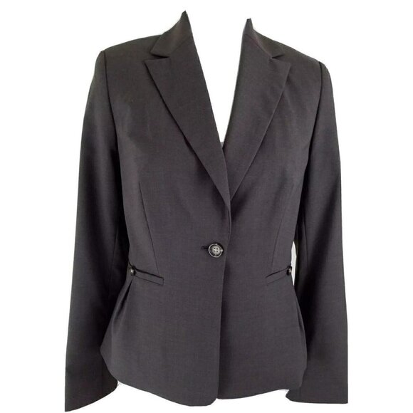 Banana Republic~Woman Size  2~Dusty Brown Wool Blend Career Blazer Jacket NWT. - Picture 1 of 9